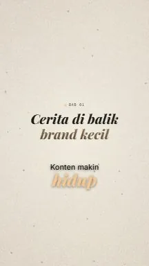 Pratinjau gaya Editorial Serif